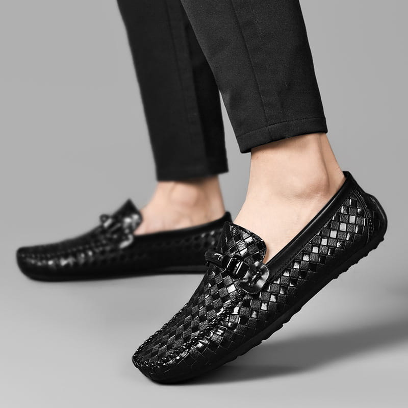 Men’s Casual Leather Shoes Flat Heel