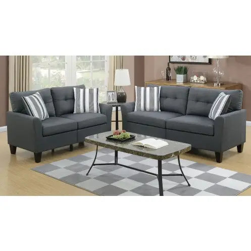 Living Room Furniture 2pc Sofa Set