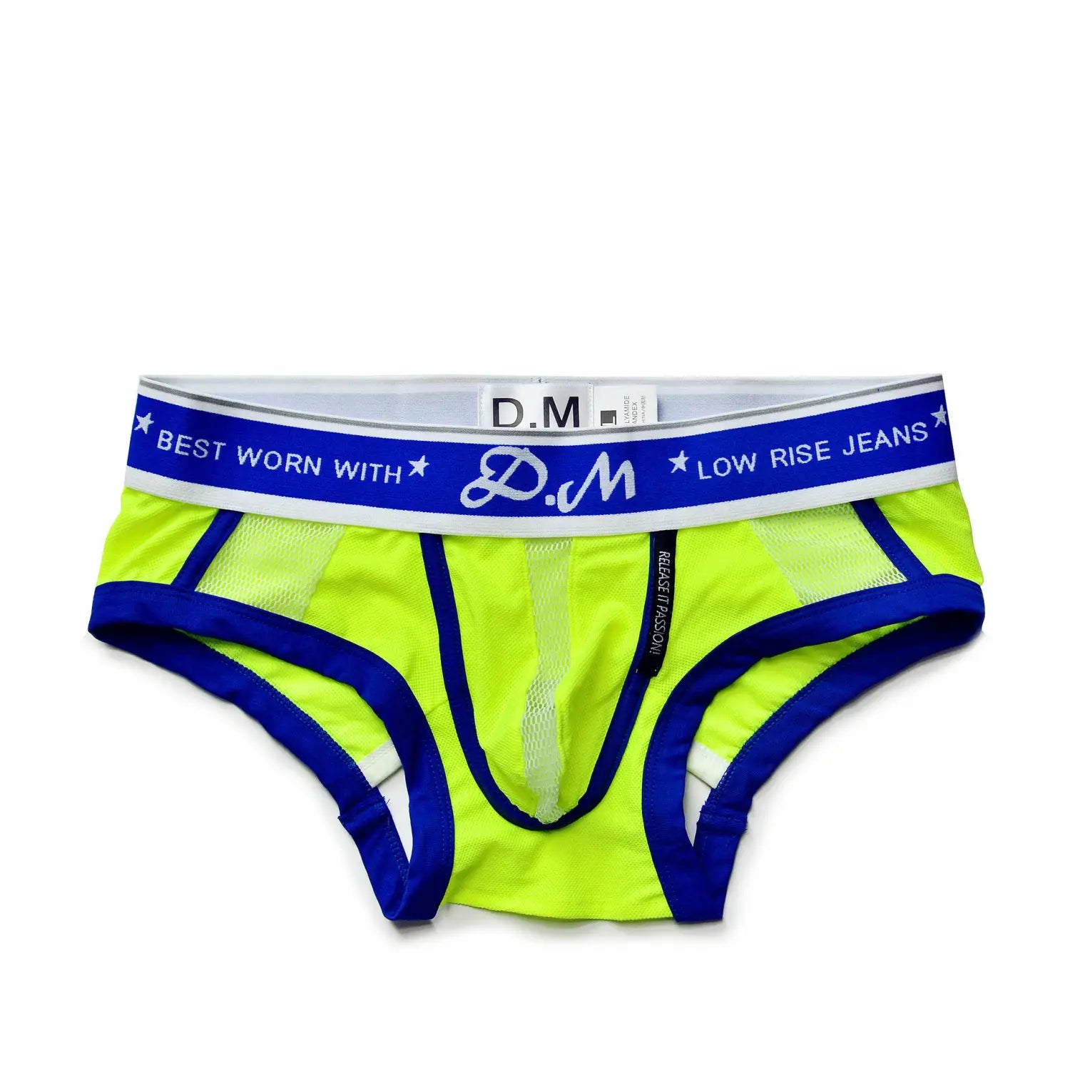 Low-waist polyester mesh men’s underwear