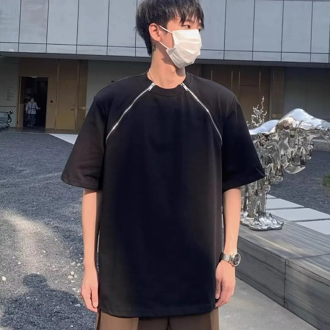 Men’s Casual All-match Round Neck T-shirt Top