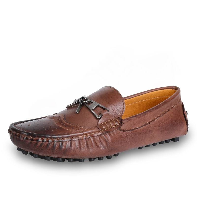 Sportsman cowhide peas shoes