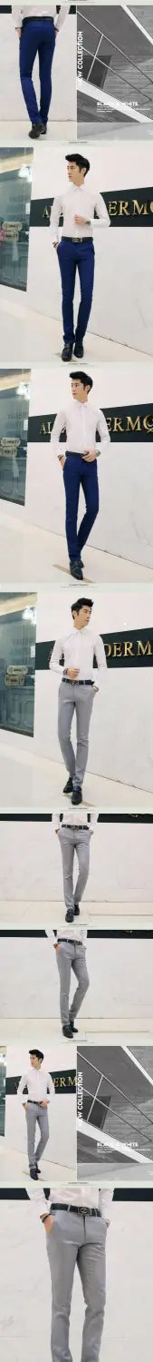 Casual business trousers men Korean slim-fit casual pants