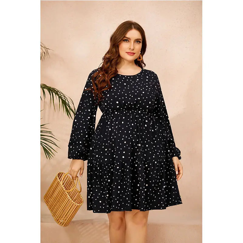 Leisure Home Loose Women’s Plus Size Floral Dress