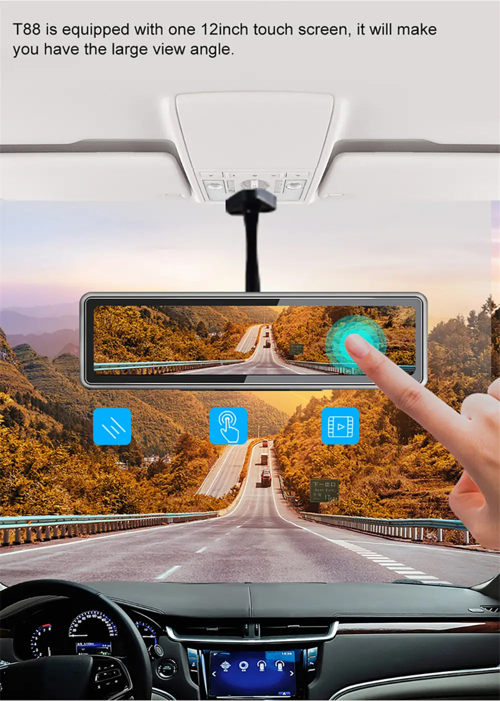 Intelligent 4G360 Panoramic Positioning Tracking Management 24V Remote Monitoring Driving Recorder