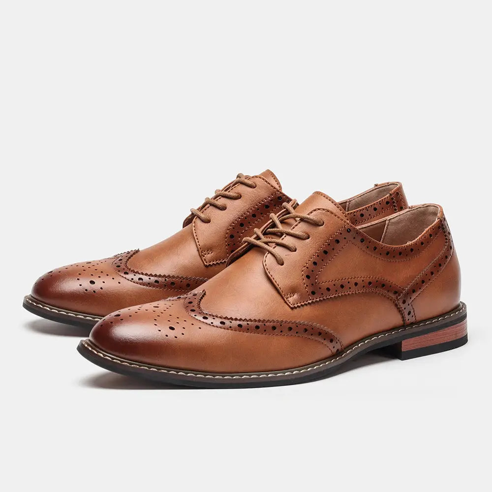 Classic Brogue Business Shoes Men