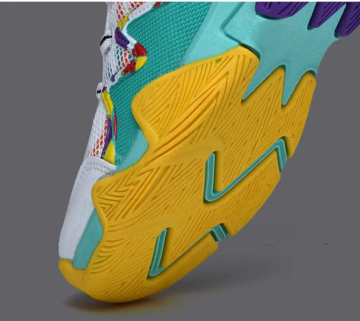 Boys’ Basketball Mesh Breathable And Wear-resistant Shoes