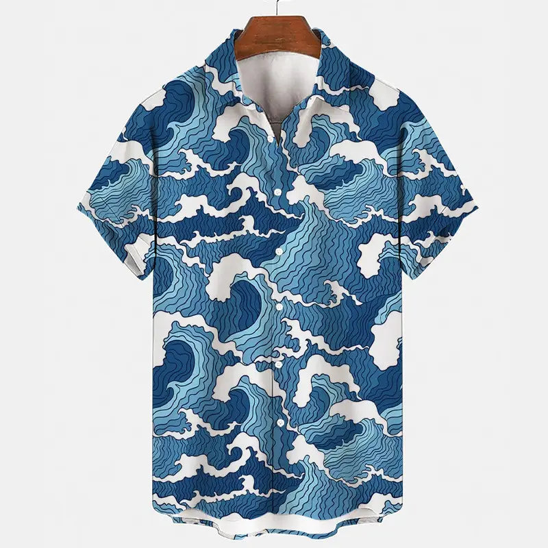 Printed Men’s Shirt Casual Clothing