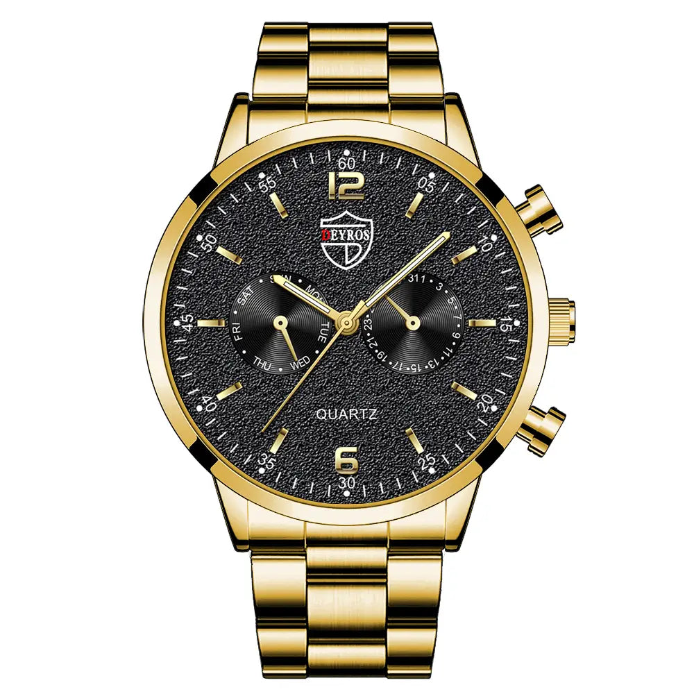 Men’s Calendar Luminous Quartz Watch