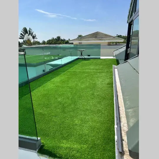 Thick Realistic Fake Grass Roll Decor Patio Balcony Garden Lawn