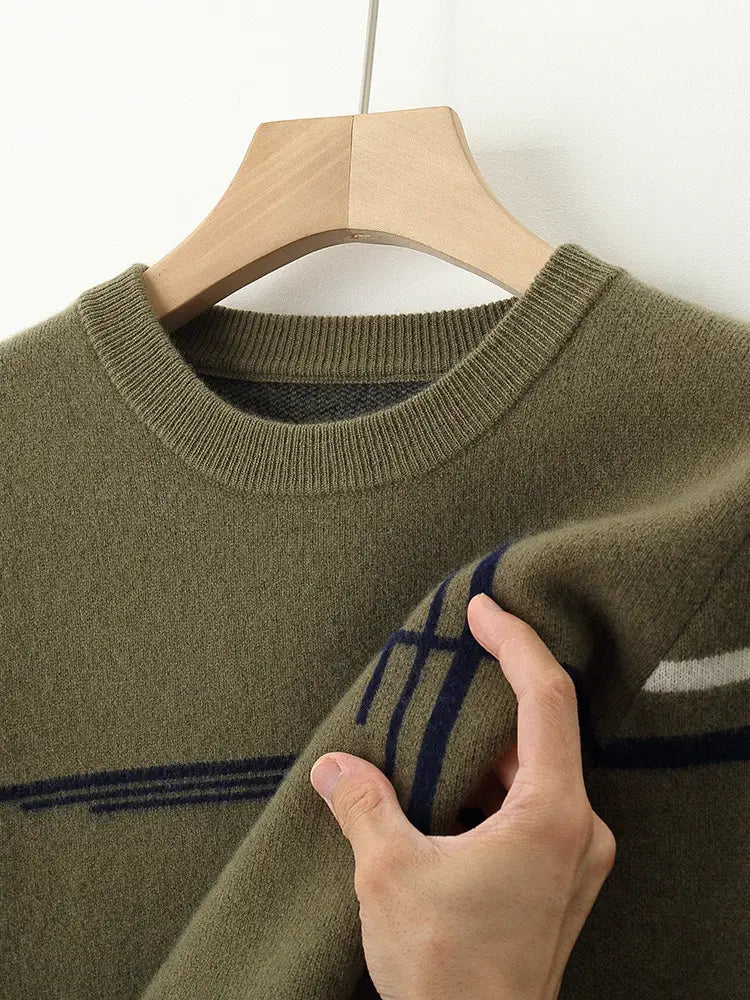 Fashion Men’s Warm Leisure Woolen Sweater