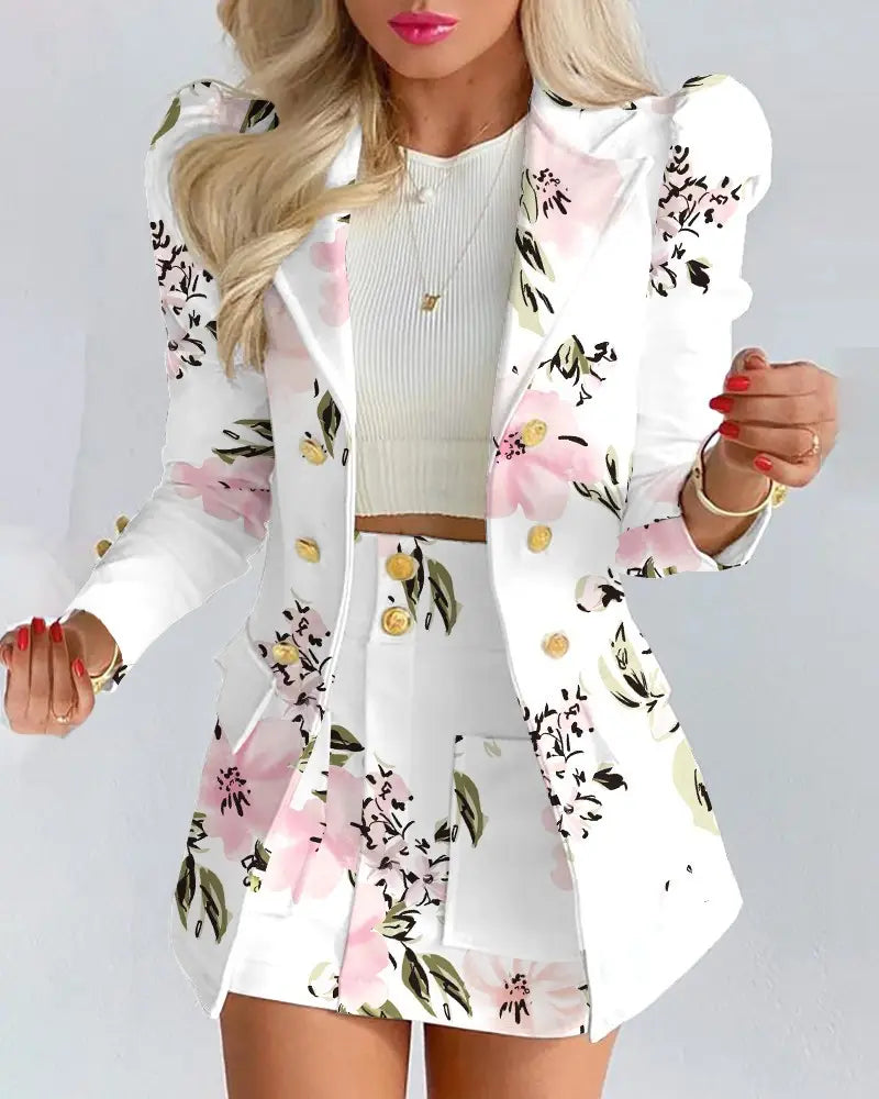 .Fashion Solid Color Casual Suits Women’s
