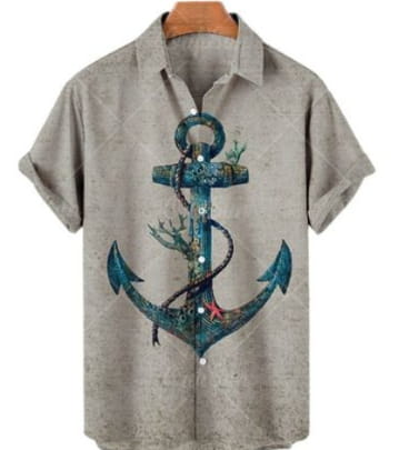 Printed Men’s Shirt Casual Clothing