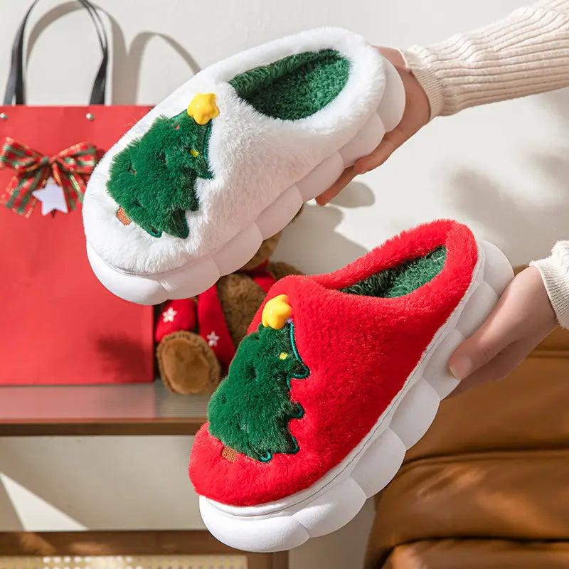 Christmas Tree Women’s Home Slippers