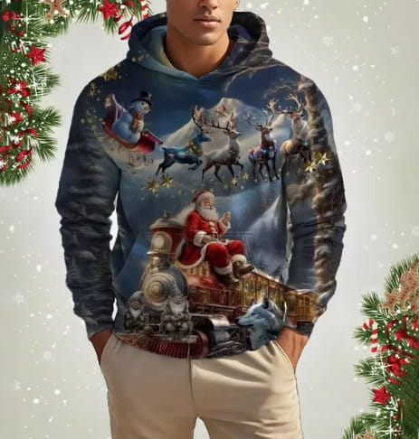 Santa Claus Men’s Pattern Sweater