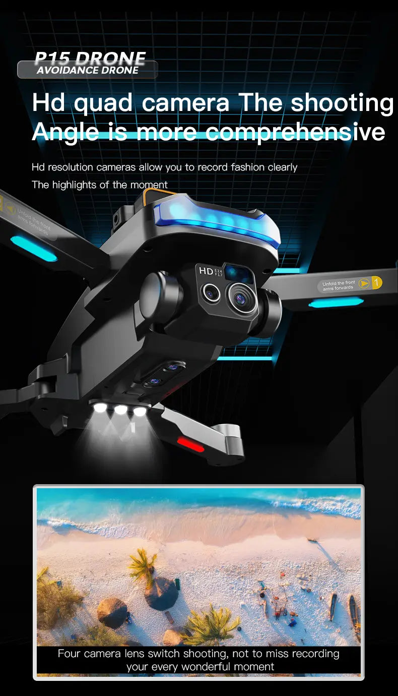 Automatic Return To Avoid Obstacles Drone Folding High-definition Aerial Photography Remote Control Quadcopter Drone