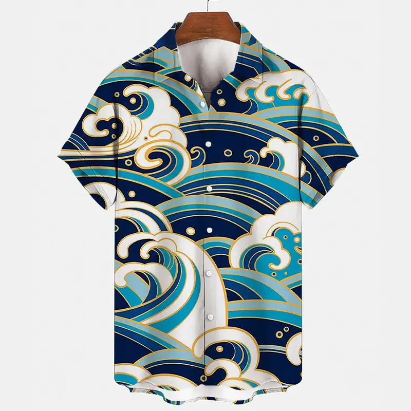 Printed Men’s Shirt Casual Clothing