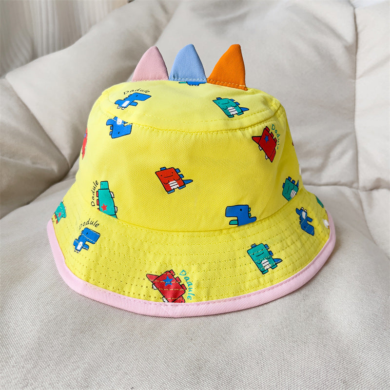 Bucket Hat Baby Spring And Autumn Thin Summer Child Sun-proof Sun Protection Sun Hat