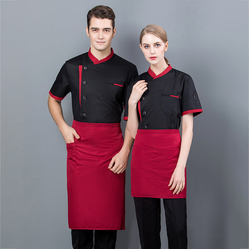 Short-sleeved Thin Breathable Clothes In The Back Kitchen
