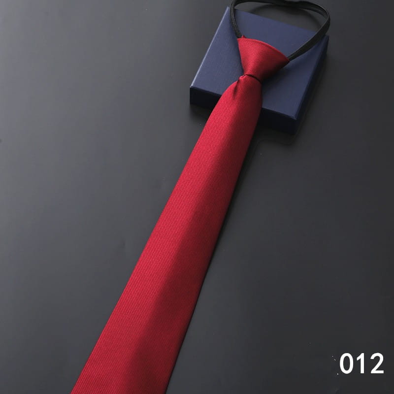 Men’s Business Formal Striped Zip Tie