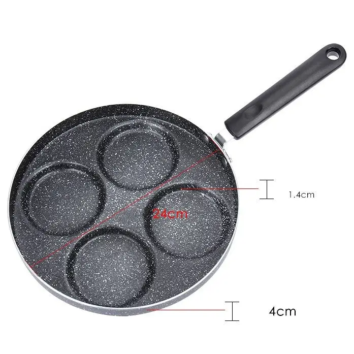 Egg Frying Pan Nonstick Pancake Pans 4-Cups Cookware Pancake Pan Egg Pan Suitable For Gas Stove Beyond Trends Hub
