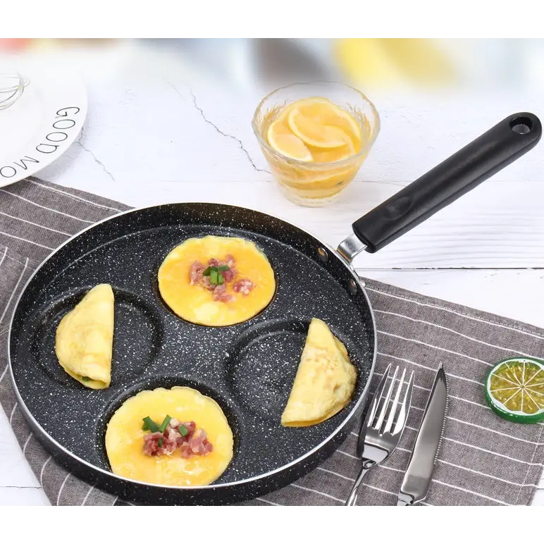 Egg Frying Pan Nonstick Pancake Pans 4-Cups Cookware Pancake Pan Egg Pan Suitable For Gas Stove Beyond Trends Hub