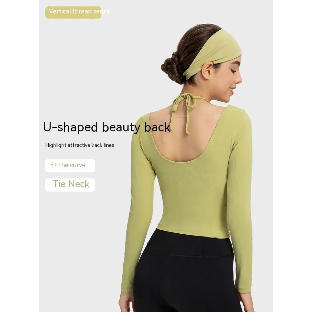 Elastic Waist-tightening U-shaped Beauty Back Yoga Clothes For Women - Beyond Trends Hub 