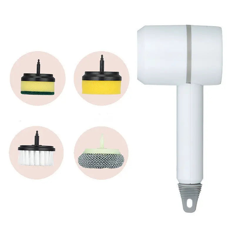 Electric Cleaning Brush Dishwashing Brush Automatic Wireless USB Rechargeable Professional Kitchen Bathtub Tile