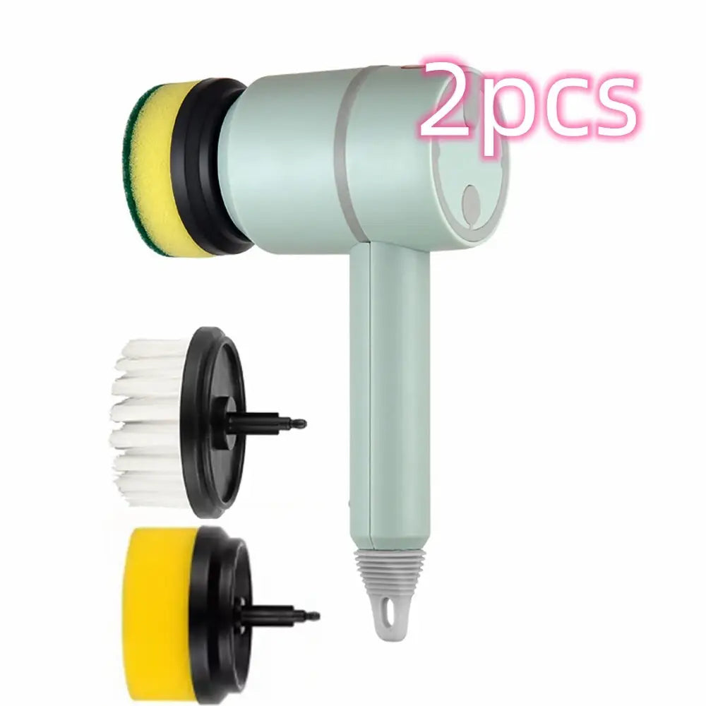 Electric Cleaning Brush Dishwashing Brush Automatic Wireless USB Rechargeable Professional Kitchen Bathtub Tile