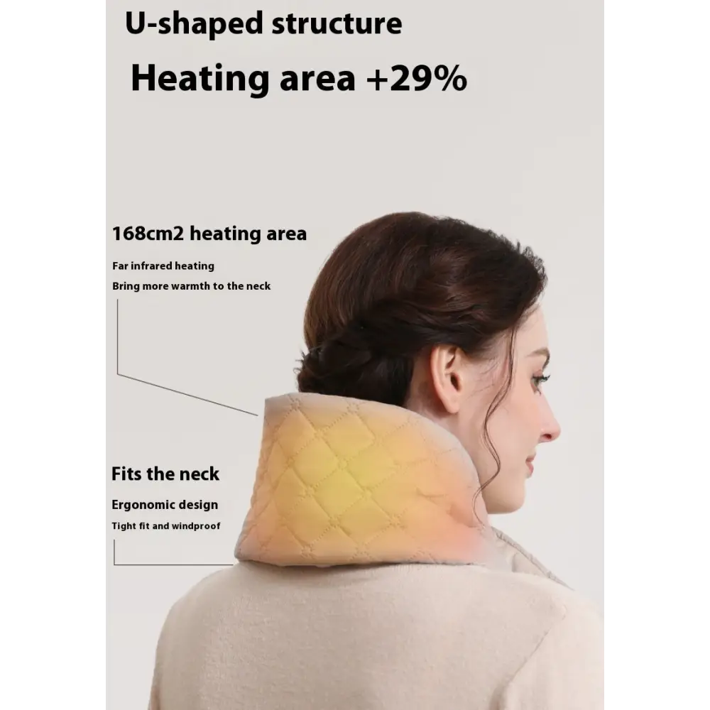 Electric Heating Scarf 3 Gear Heating Pads Outdoor Warm Heated Scarf USB Heater Thermal Shawl Neck Brace Warm Bib For Women Men Beyond Trends Hub