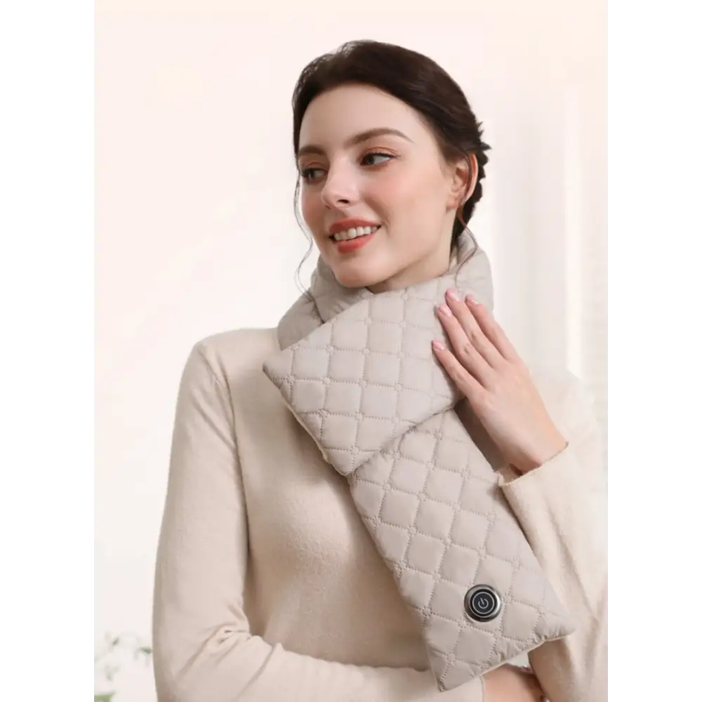 Electric Heating Scarf 3 Gear Heating Pads Outdoor Warm Heated Scarf USB Heater Thermal Shawl Neck Brace Warm Bib For Women Men Beyond Trends Hub
