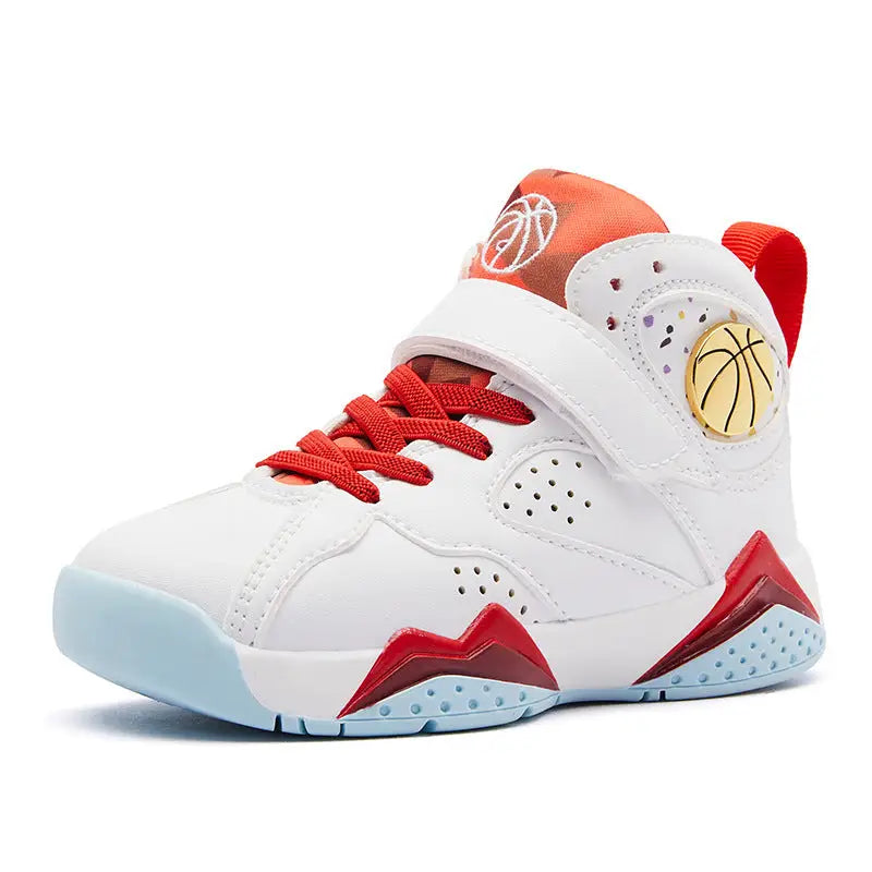 Elementary School Boys Running Shoes Jinjiang - White red / 27