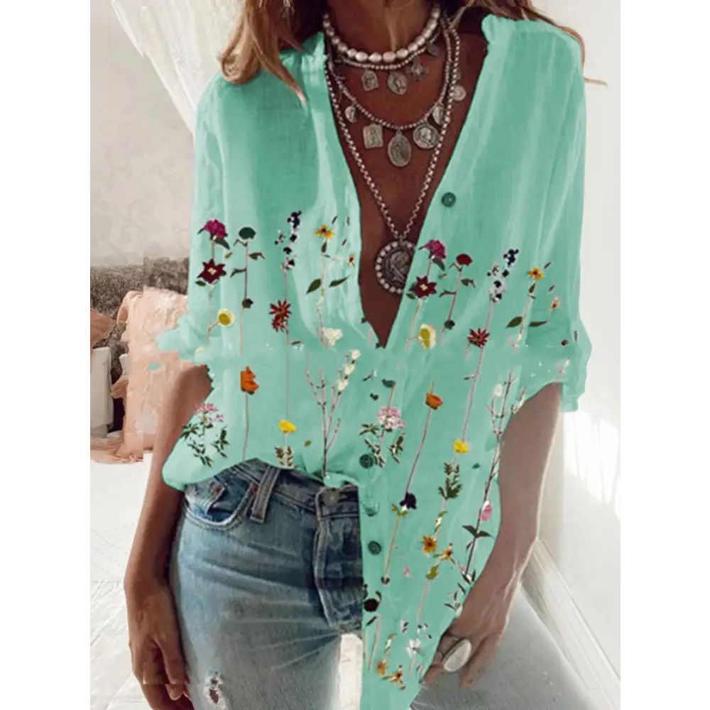 European And American Casual Icy Ladies Shirts Beyond Trends Hub
