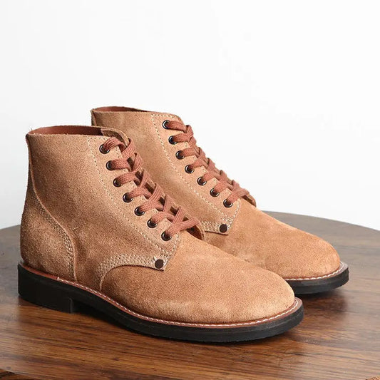 European And American Mid-top Retro Ankle Boots Beyond Trends Hub