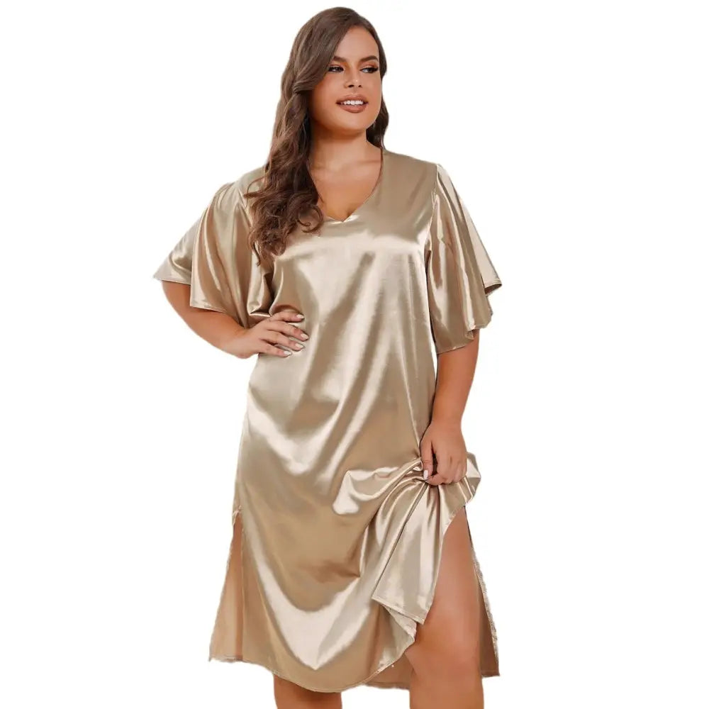 European And American Plus Size Pajamas Women’s Summer