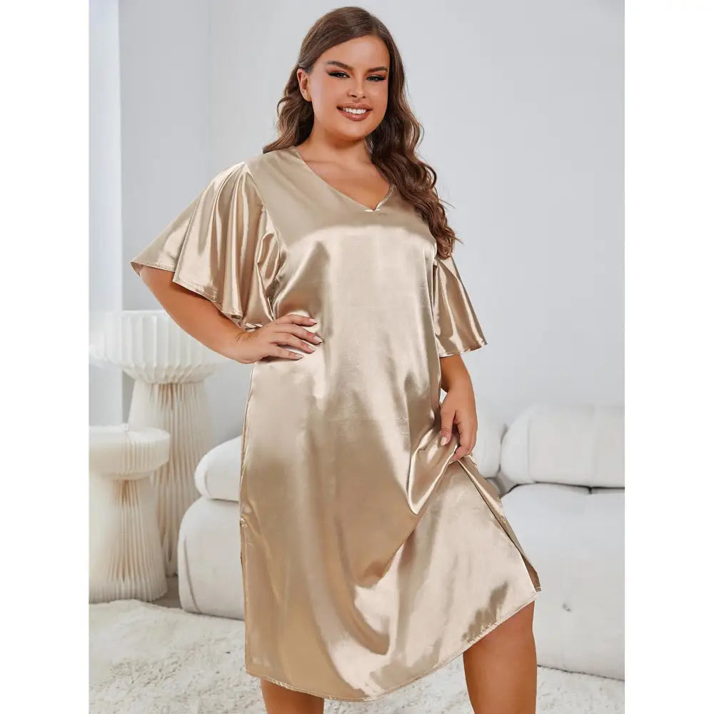 European And American Plus Size Pajamas Women’s Summer