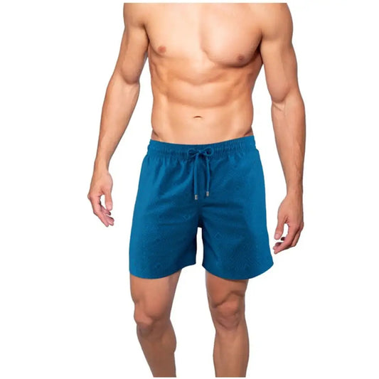 European And American Shorts Men’s Beach Pants Sports Pants Printed Double Shorts