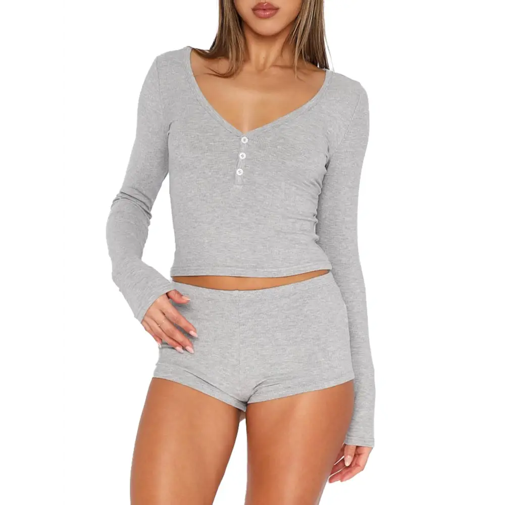 European And American Women's Clothing Thread Knitting Suit Beyond Trends Hub