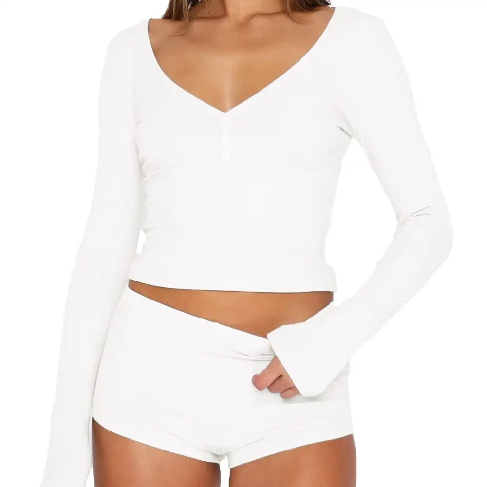 European And American Women's Clothing Thread Knitting Suit Beyond Trends Hub
