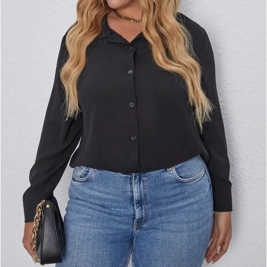 European And American Women’s Plus Size Lace Top
