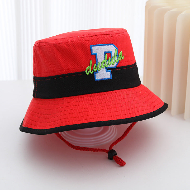 Bucket Hat Baby Spring And Autumn Thin Summer Child Sun-proof Sun Protection Sun Hat
