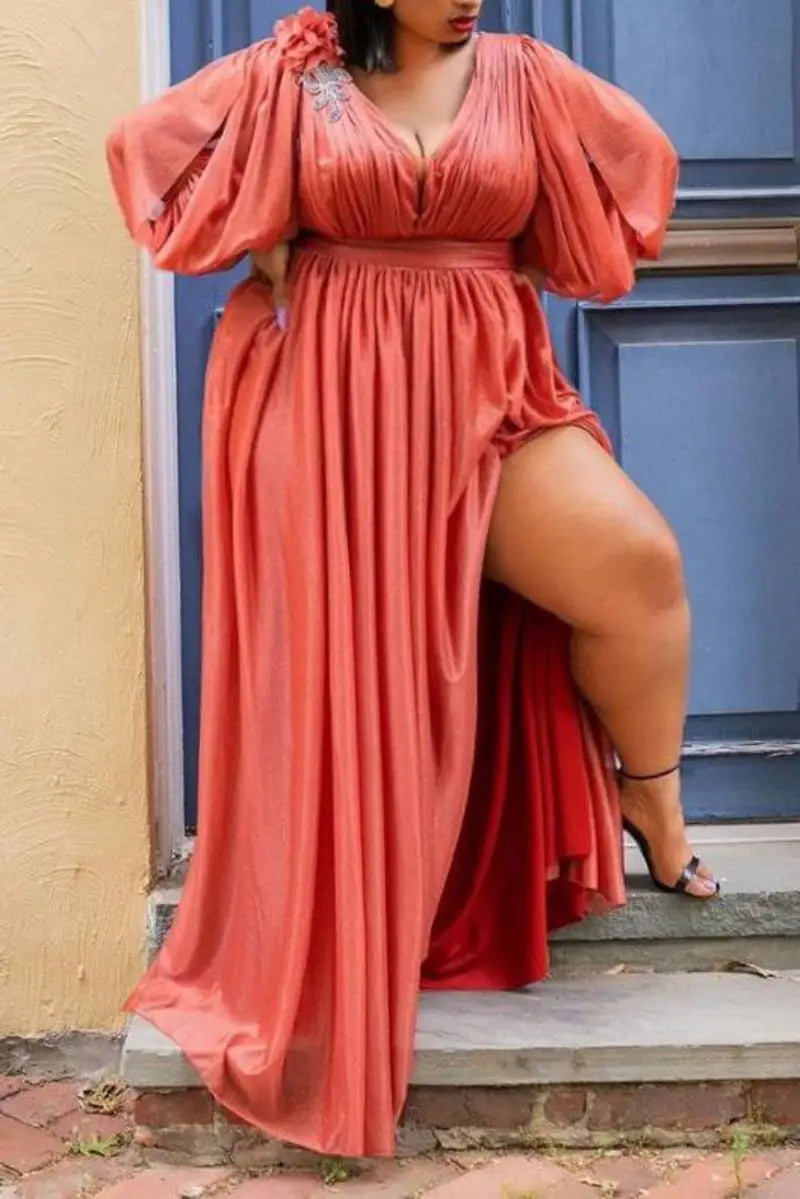 Commuter European And American Plus Size Women’s Dress