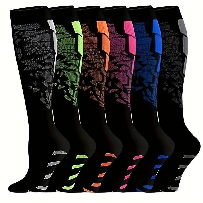 Women’s Minimalist Cartoon Printed Pressure Socks