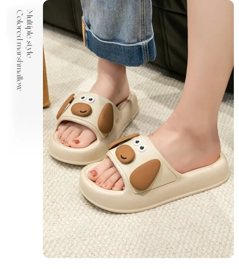 Cute Cartoon Dog Slippers