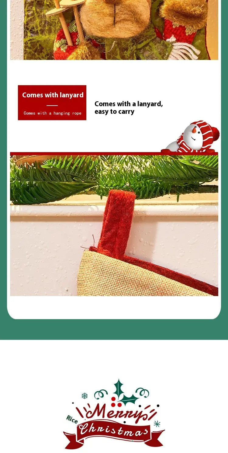 Christmas Decorations Large Cartoon Candy Bag