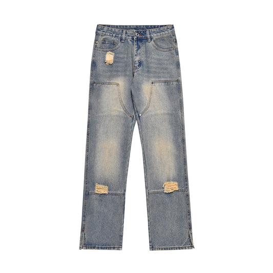 American Retro Fashion And Personalized Jeans For Men