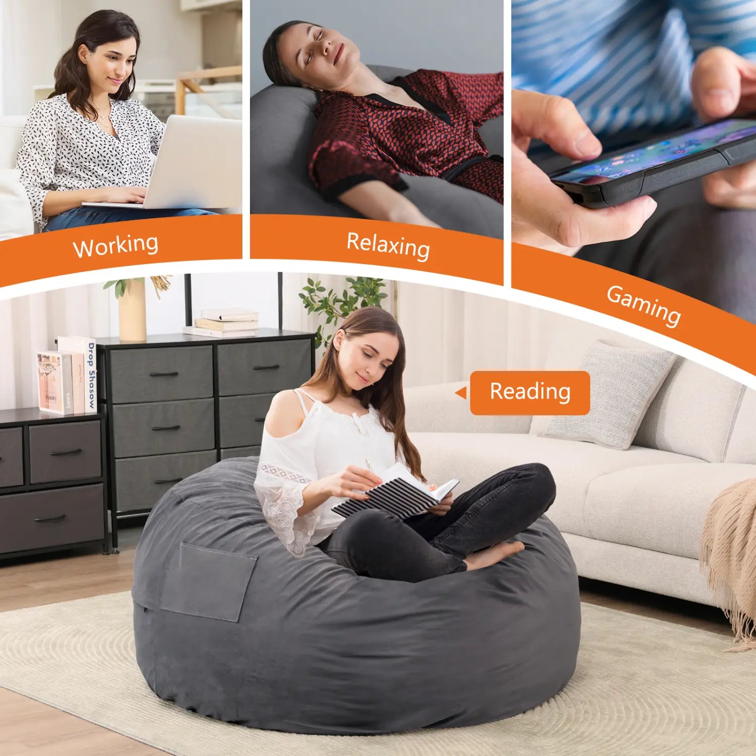 Living Room Bedroom Dormitory Comfortable Children’s Sofa