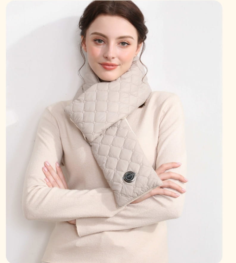 Electric Heating Scarf 3 Gear Heating Pads Outdoor Warm Heated Scarf USB Heater Thermal Shawl Neck Brace Warm Bib