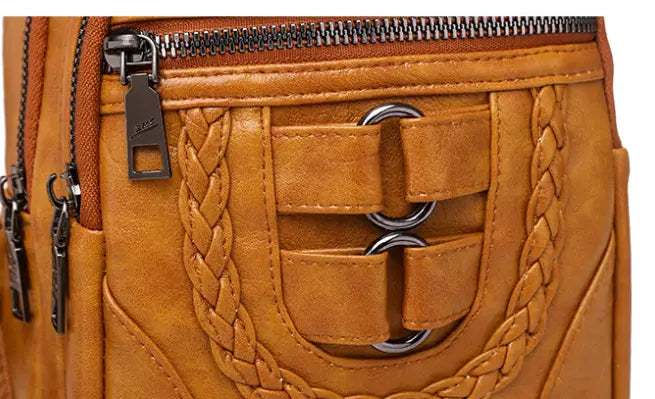 New Retro Easy Matching Chest PU Messenger Bag Female Cross-border Amazon Hot Chest Bags Ins Women Bag Wholesale