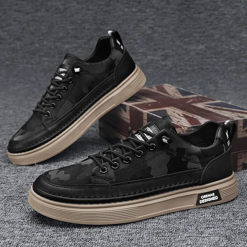 Slip-on Flats Shoes Men Sneakers Daily Leisure Sports Work Casual Shoes