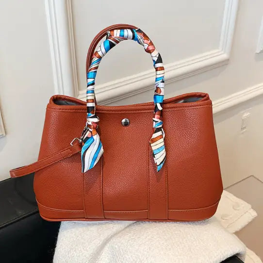 Scarf Bags New Fashion Women’s Bags Shoulder Crossbody Tote Bags Wild Garden Bags Handbags Shopping Bags